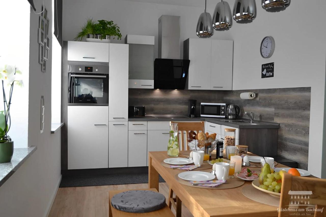 Komfort Ferienwohnungen Mit Wellness-Garten - Gaestehaus Am Bachlauf - Losheim Am See Eksteriør bilde