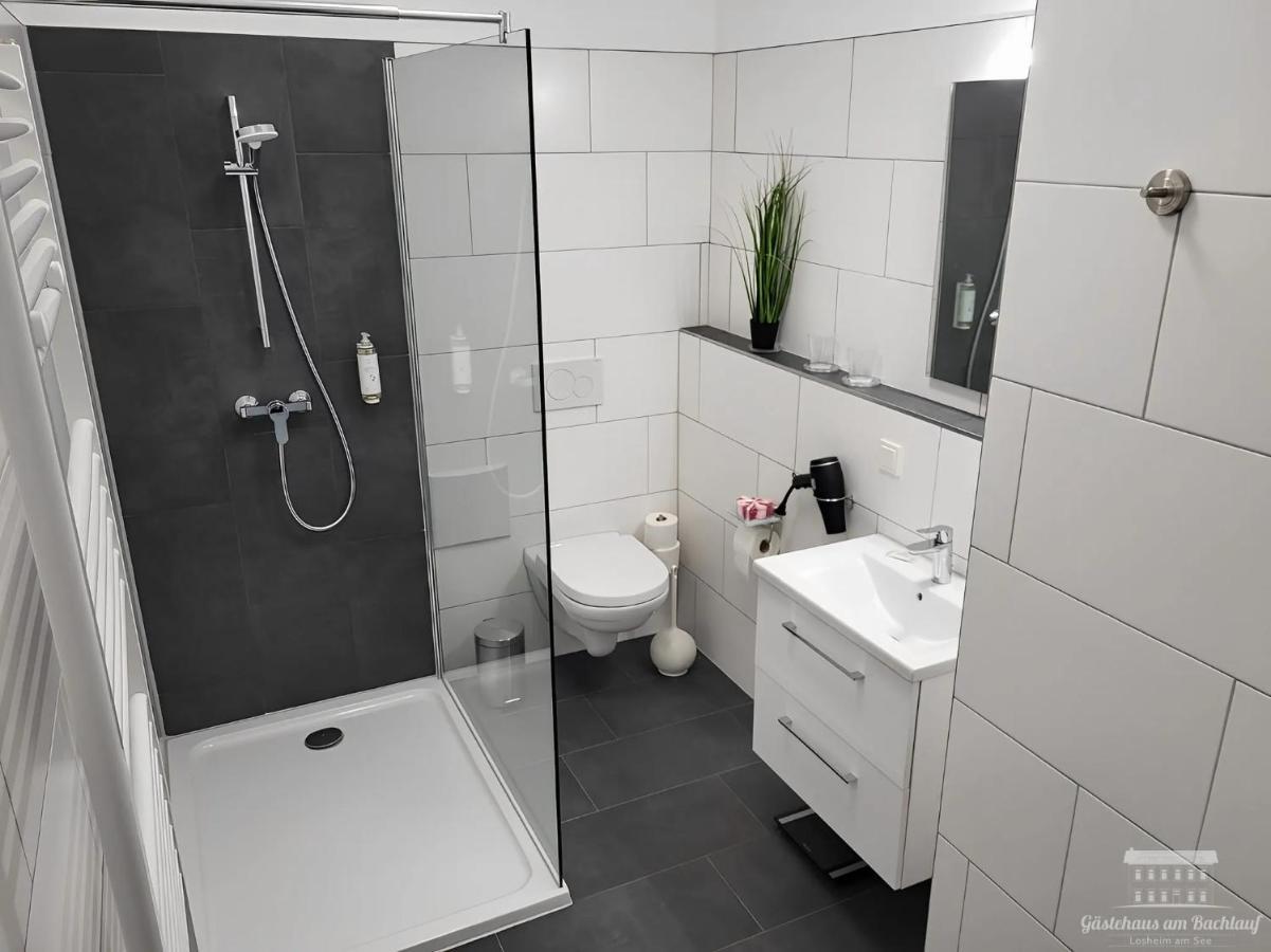 Komfort Ferienwohnungen Mit Wellness-Garten - Gaestehaus Am Bachlauf - Losheim Am See Eksteriør bilde