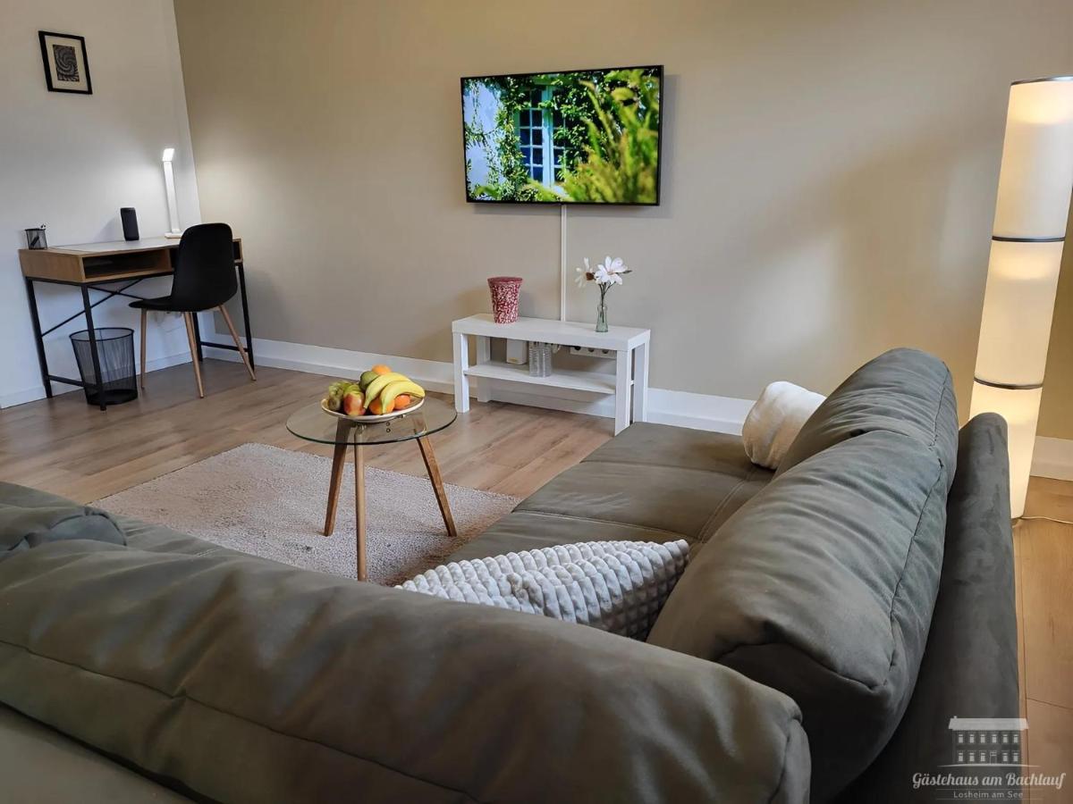 Komfort Ferienwohnungen Mit Wellness-Garten - Gaestehaus Am Bachlauf - Losheim Am See Eksteriør bilde