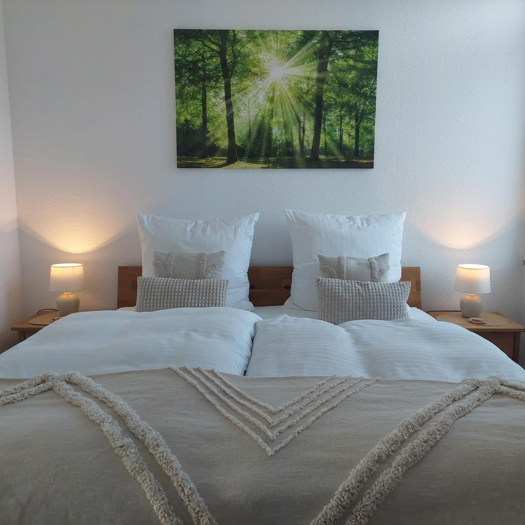Komfort Ferienwohnungen Mit Wellness-Garten - Gaestehaus Am Bachlauf - Losheim Am See Eksteriør bilde